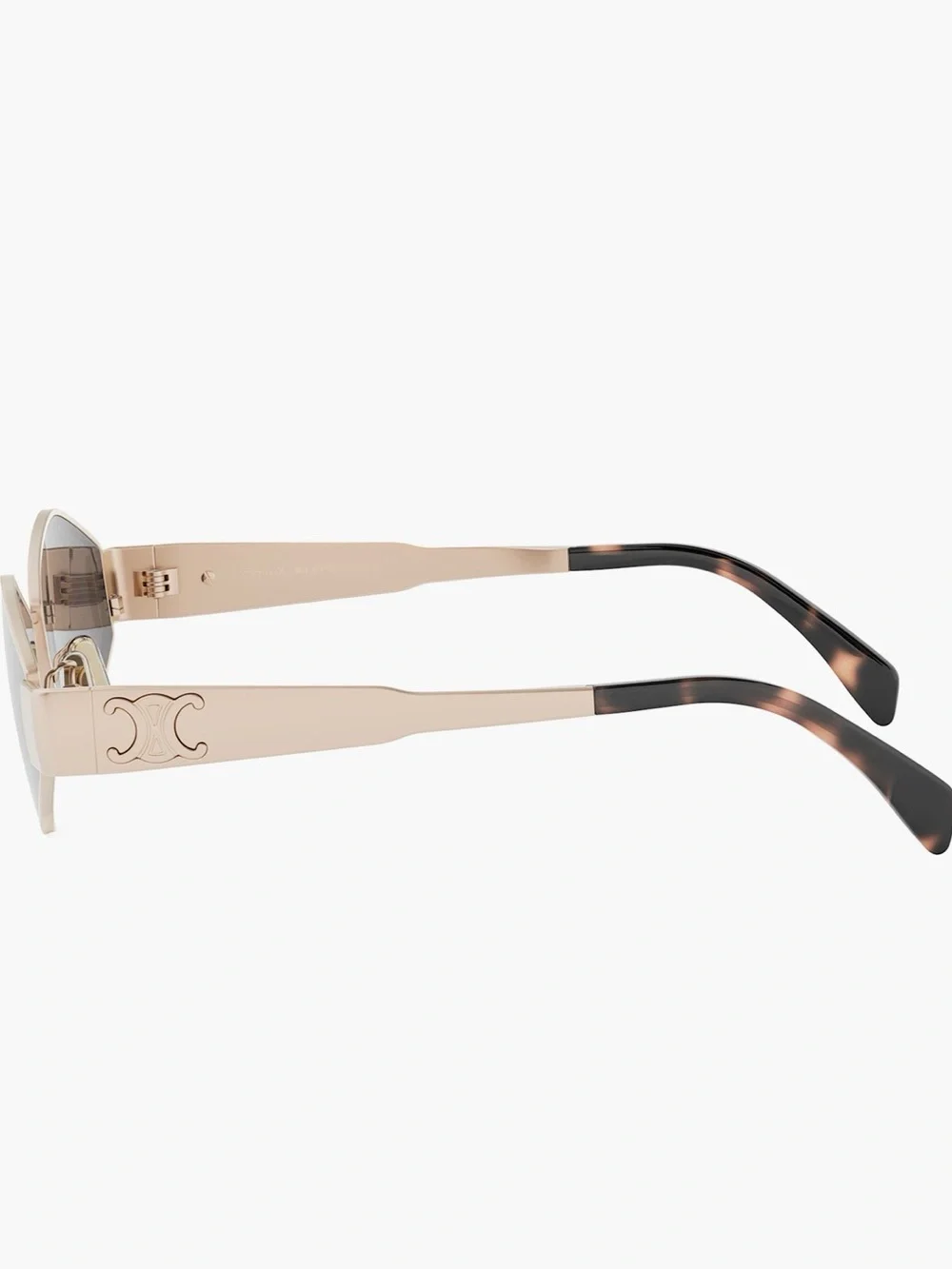 Celine Rose Gold/ Smoke Geometric Sunglasses